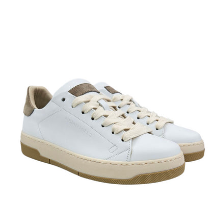 568 ERIK BIANCO NABUK SABBIA - Scarpe - Brian Mills