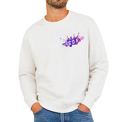 FELPA Uomo ICON IUF069 WHITE