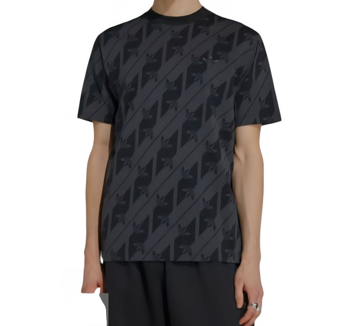 SHIRT UNISEX adidas KS1698 MONOGRAM NERO