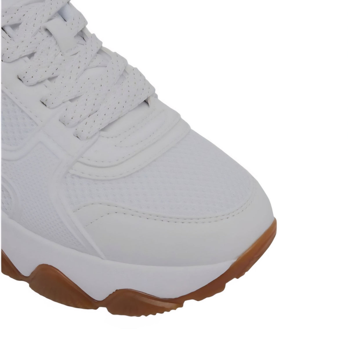 SNEAKERS DONNA GUESS MOD.MAZZY FLTMZZELE12 WHITE BROWN