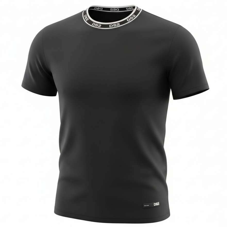 SS26300 NERO - T-Shirt e Polo - DROPSEASON2