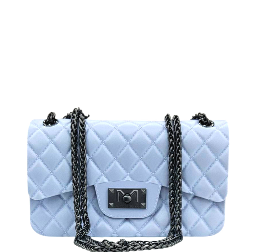 FLAT FALCON S SHOULDER BAG ZEN BLUE BRUSH CDF - BORSA - MARC ELLIS