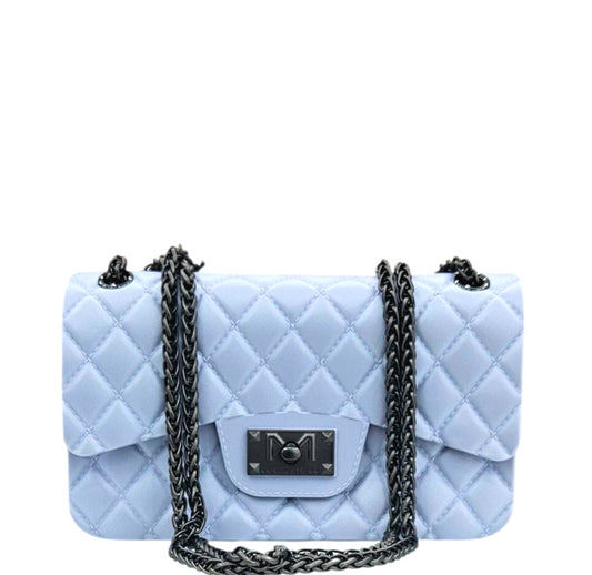 FLAT FALCON S SHOULDER BAG ZEN BLUE BRUSH CDF - BORSA - MARC ELLIS