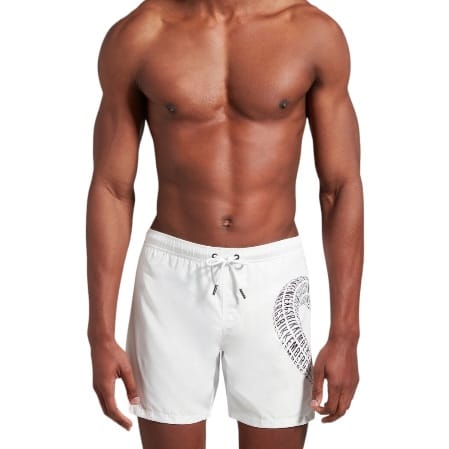 BKK3MBM06 MEDIUM BOARDSHORT BIANCO - COSTUME - BIKKEMBERGS