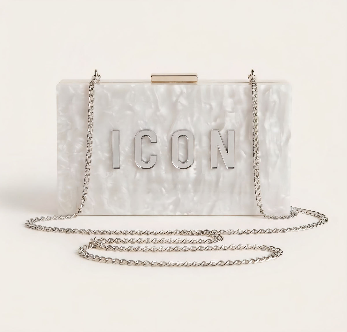 POCHETTE  ICON ICBS39A01 BEAT WHITE