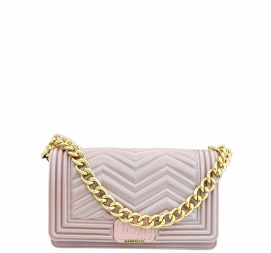 FLAT WAVE S MISTY ROSE LIGHT GOLD - BORSA - MARC ELLIS