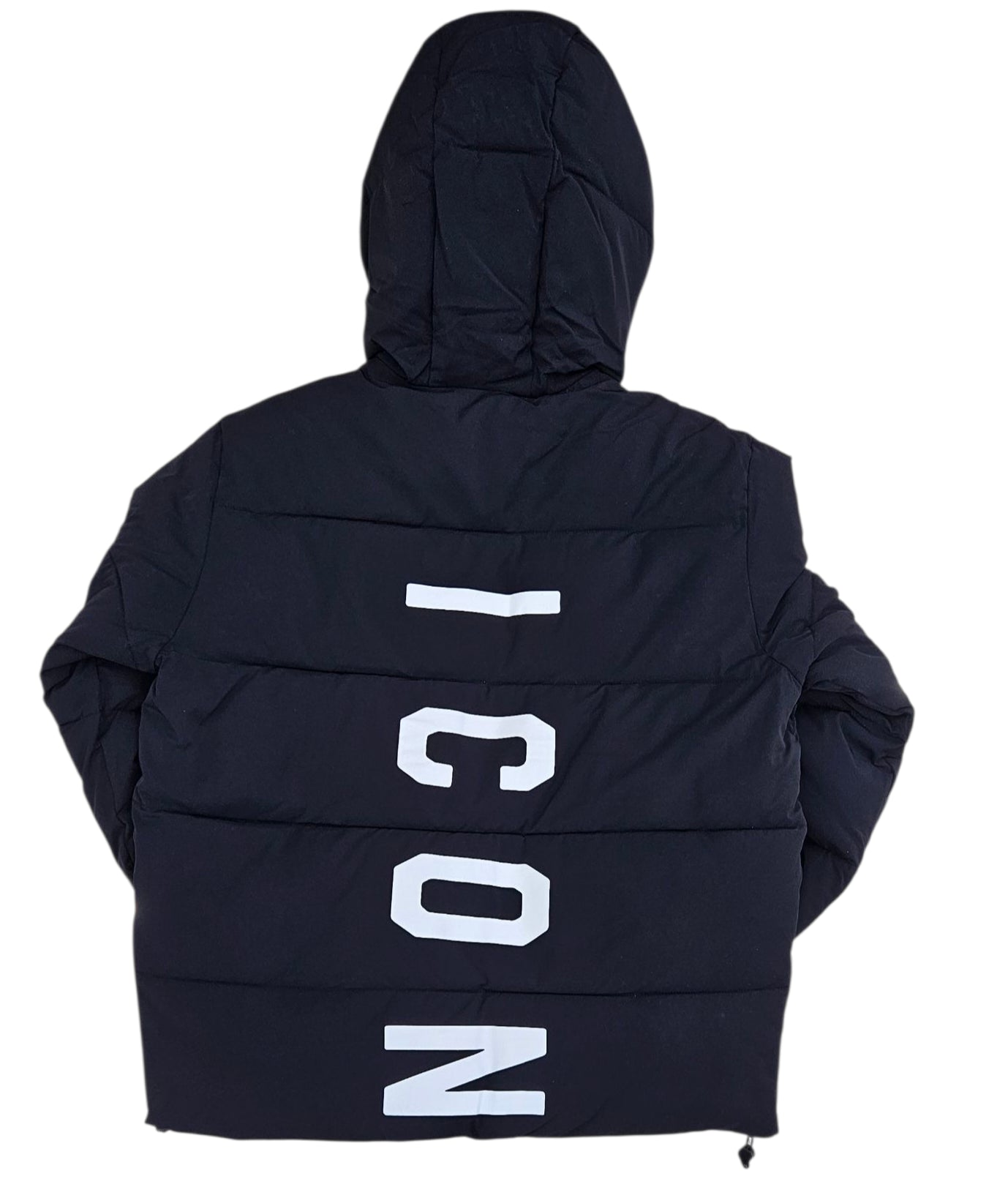 ICUF2W6J008  GIUBBINO UOMO CON CAPPUCCIO NERO - GIUBBINO - ICON