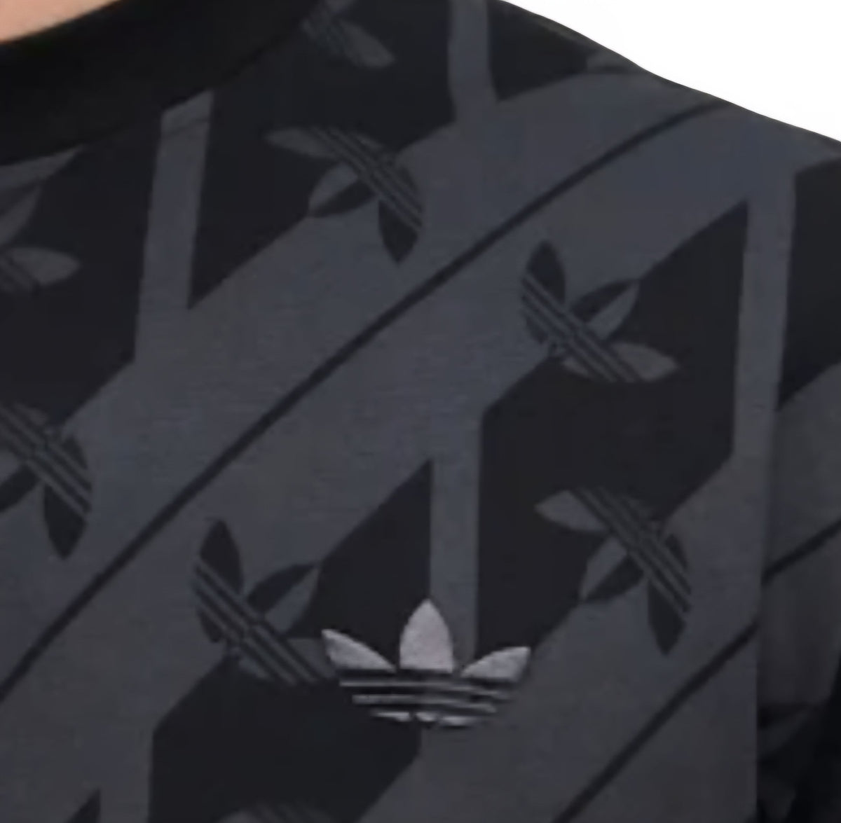 SHIRT UNISEX adidas KS1698 MONOGRAM NERO