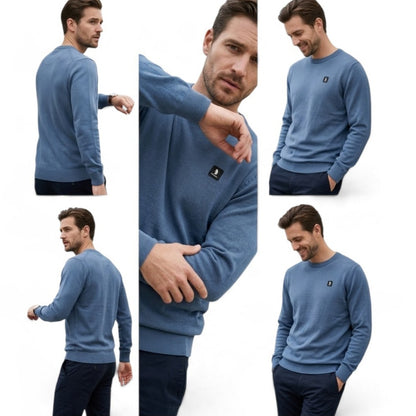 MAGLIA Uomo Refrigue R4050M262 CREWNECK ICON STEEL