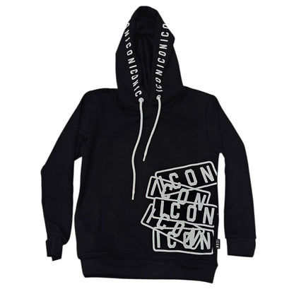 ICUF2W6F054 NERO - FELPA - ICON