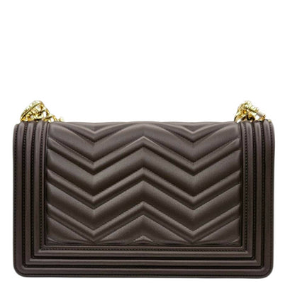 FLAT WAVE M 25 SHOULDER BAG COCOA CDF - BORSA - MARC ELLIS