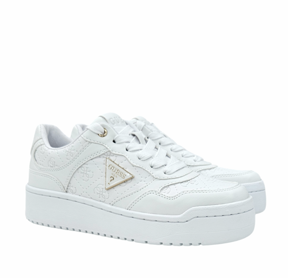 FLJMI6FAL12 WHITE - Scarpe - Guess