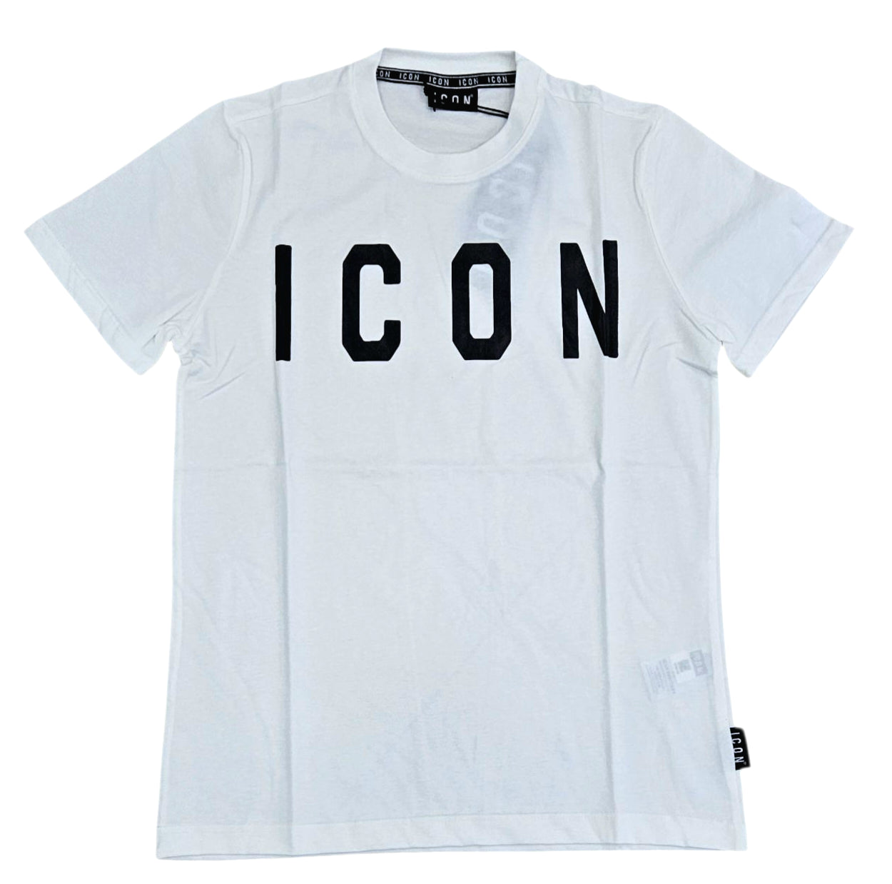 ICUF2W6T001 SHIRT UOMO GIROCOLLO BIANCO - T-Shirt e Polo - ICON