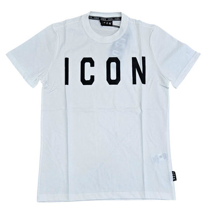 ICUF2W6T001 SHIRT UOMO GIROCOLLO BIANCO - T-Shirt e Polo - ICON