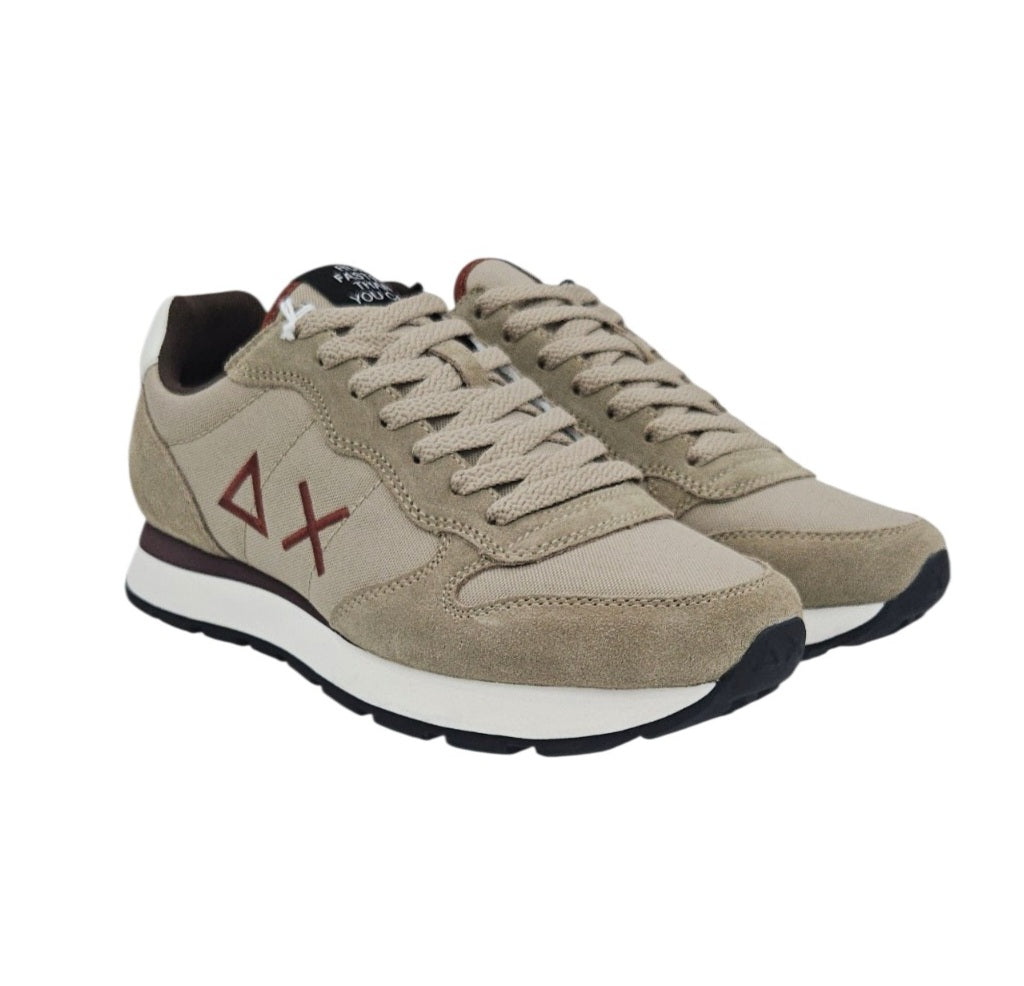 SNEAKERS UOMO SUN 68 TOM SOLID Z46101 BEIGE SCURO
