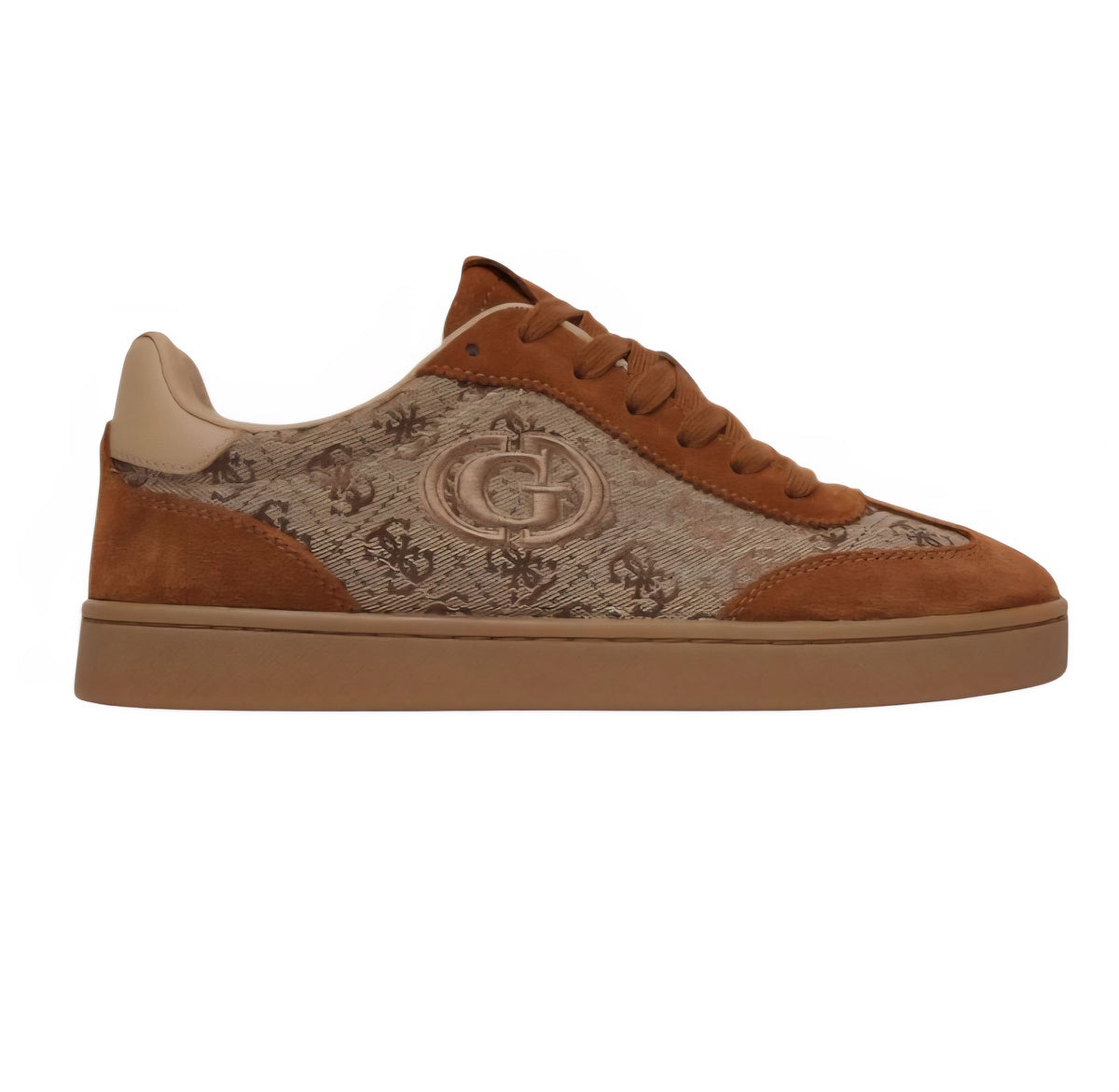SNEAKERS DONNA GUESS MOD. JACEK FLTJACLEA12 COGNA