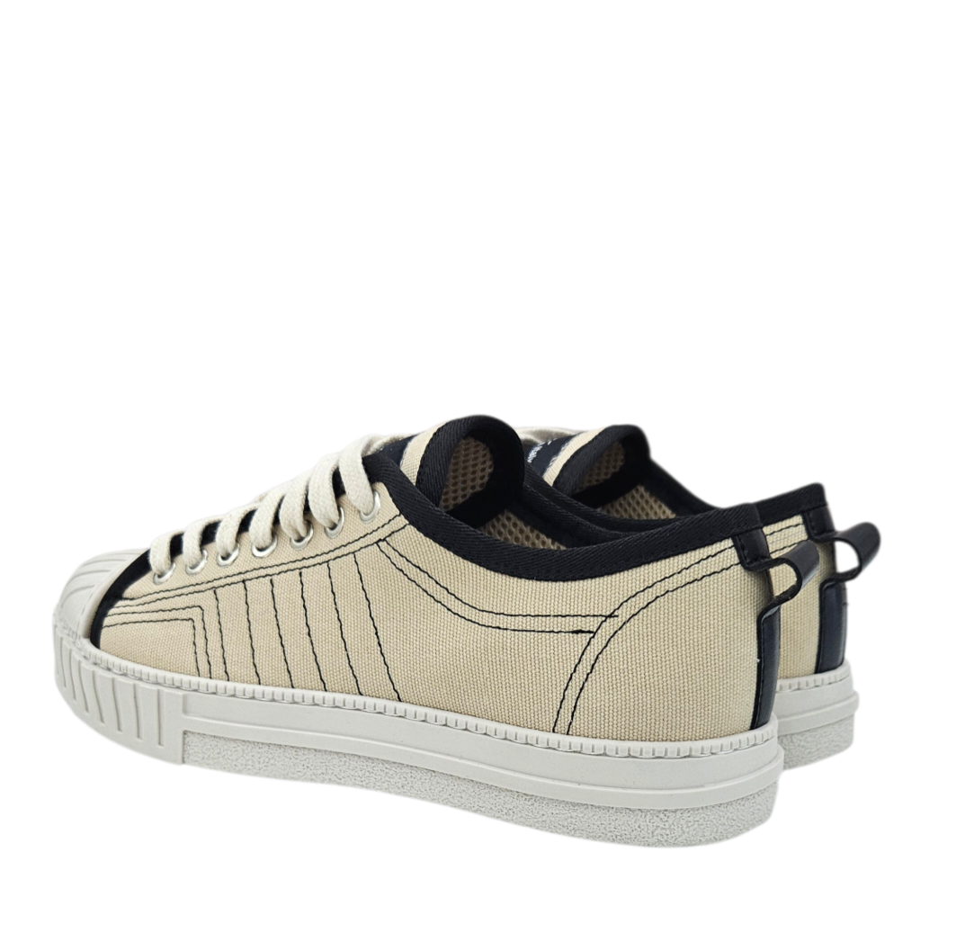 YOUCAUGHT BASSO CANVAS BEIGE - Scarpe - F09