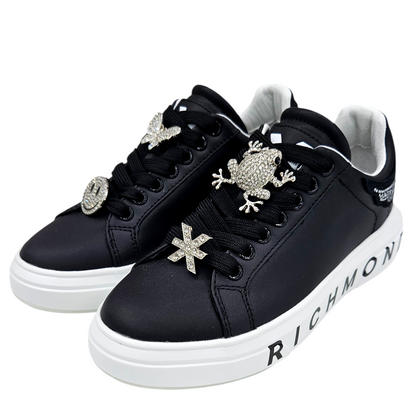 30923 E ACTION LEATHER BLACK - Scarpe - John Richmond