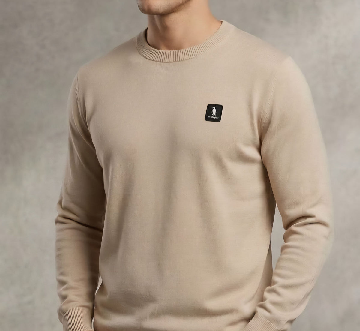 MAGLIA Uomo Refrigue R4050M262 CREWNECK ICON BEIGE