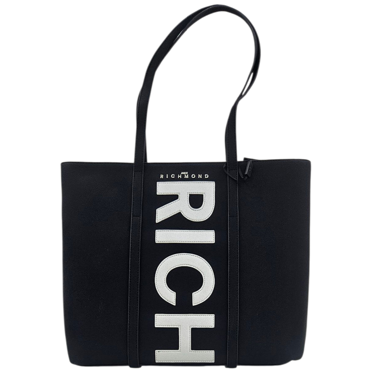 SHOPPING BAG RWA25208BO 9L BLACK SILVER - Borse - John Richmond