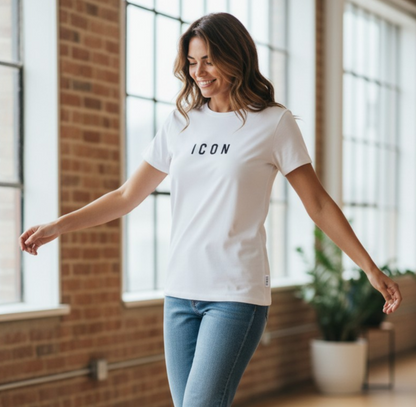 IDT002 ADERENTE BIANCO - T-Shirt e Polo - ICON