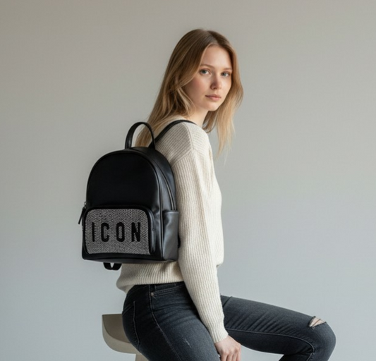 inz006 nero - ZAINO - ICON