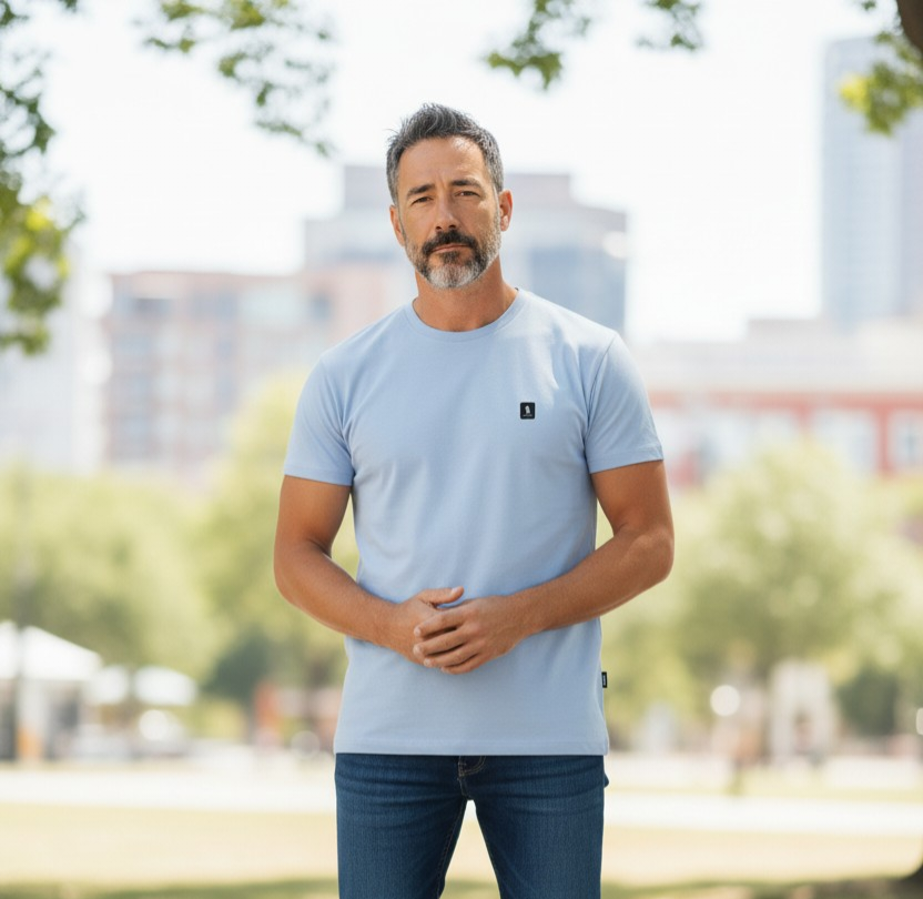 R4529M261 LIGHT BLUE - T-Shirt e Polo - Refrigue