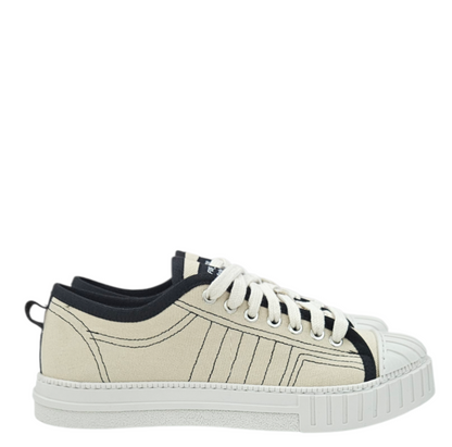 YOUCAUGHT BASSO CANVAS BEIGE - Scarpe - F09