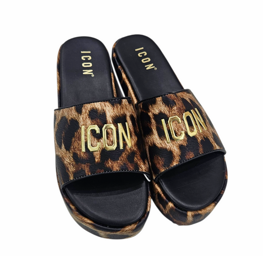 IC05746SD LEOPARD - PANTOFOLA - ICON