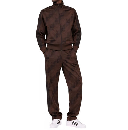 TUTA Uomo adidas IA4536 MONOGRAM FIREBI MARRONE