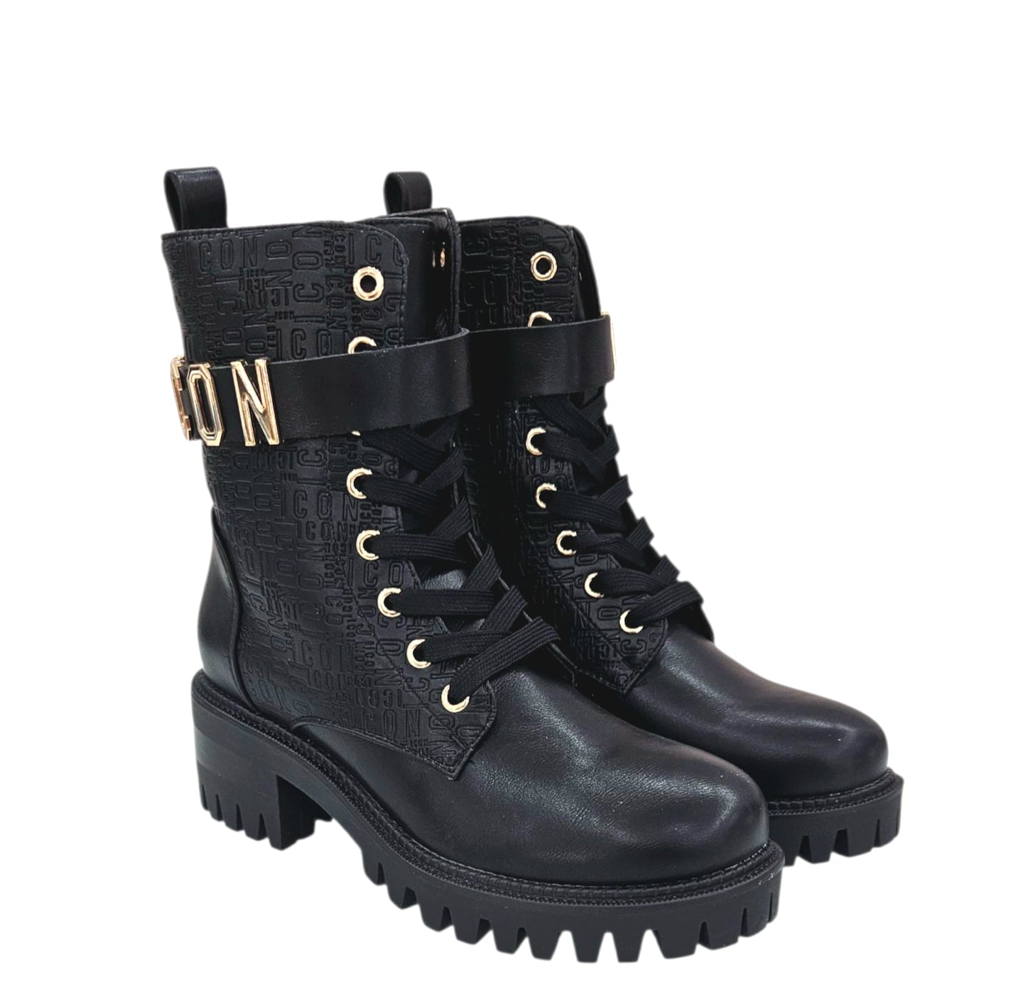 IC948112SD NERO ORO - Scarpe - ICON