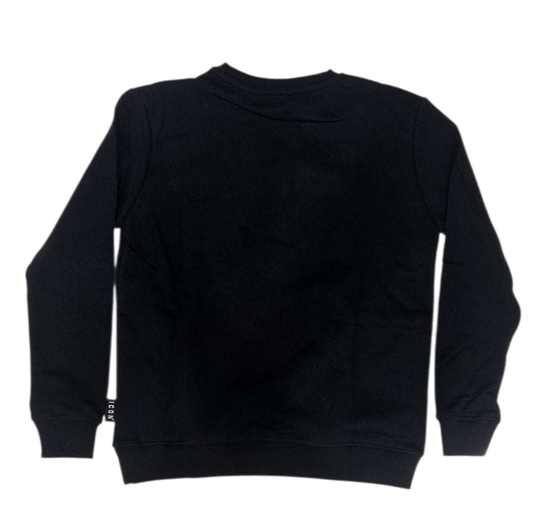 ICUF2W6F013 NERO - FELPA - ICON