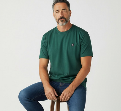R4529M261 BOTTLE GREEN - T-Shirt e Polo - Refrigue