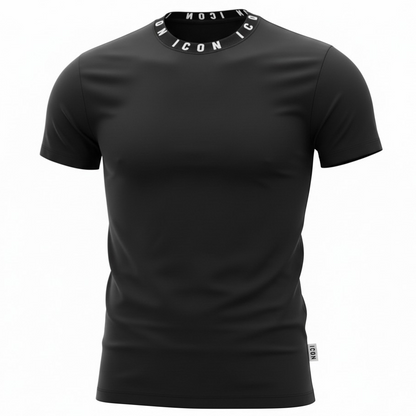 IUT042 NERO - T-Shirt e Polo - ICON