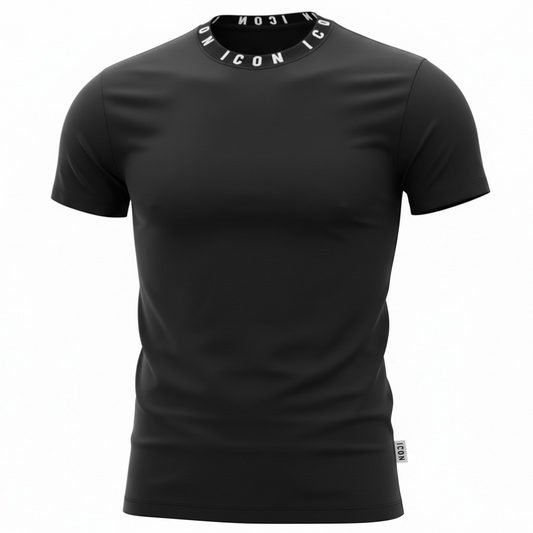 IUT042 NERO - T-Shirt e Polo - ICON