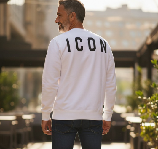 IUF002 BIANCO - Felpe - ICON