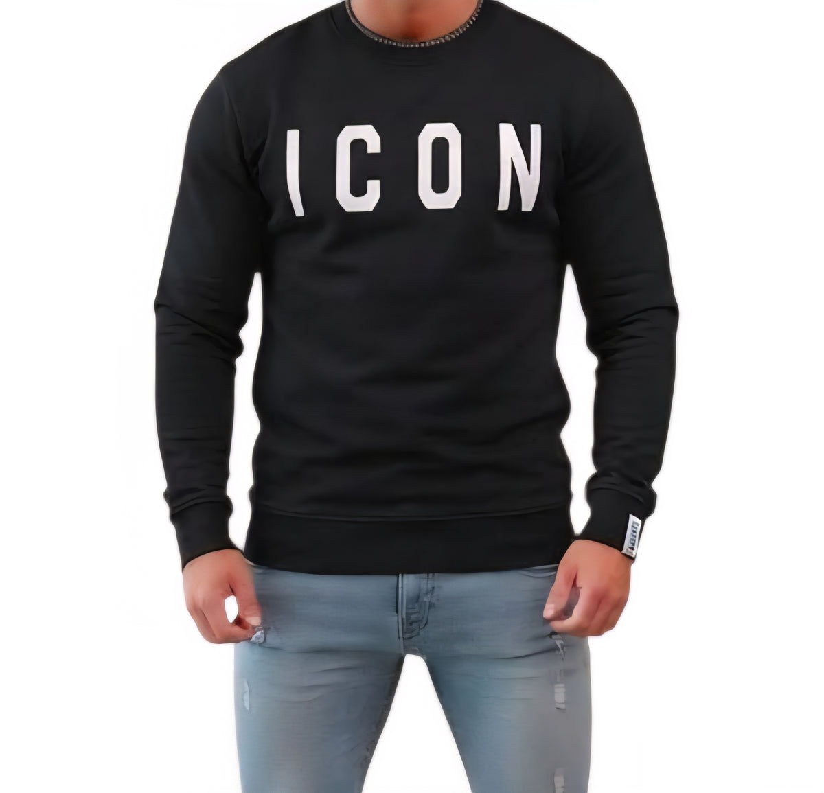 FELPA Uomo ICON IUF008C NERO