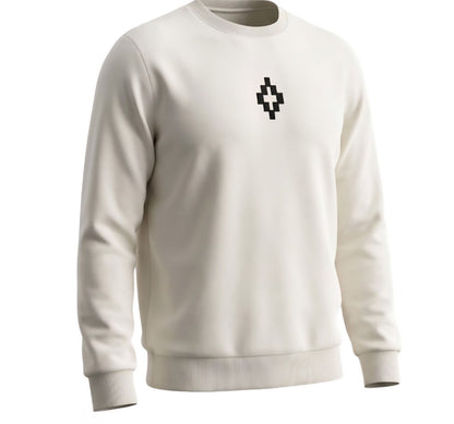Felpe Uomo COUNTY OF MILAN F6CMMASW010 BIANCO