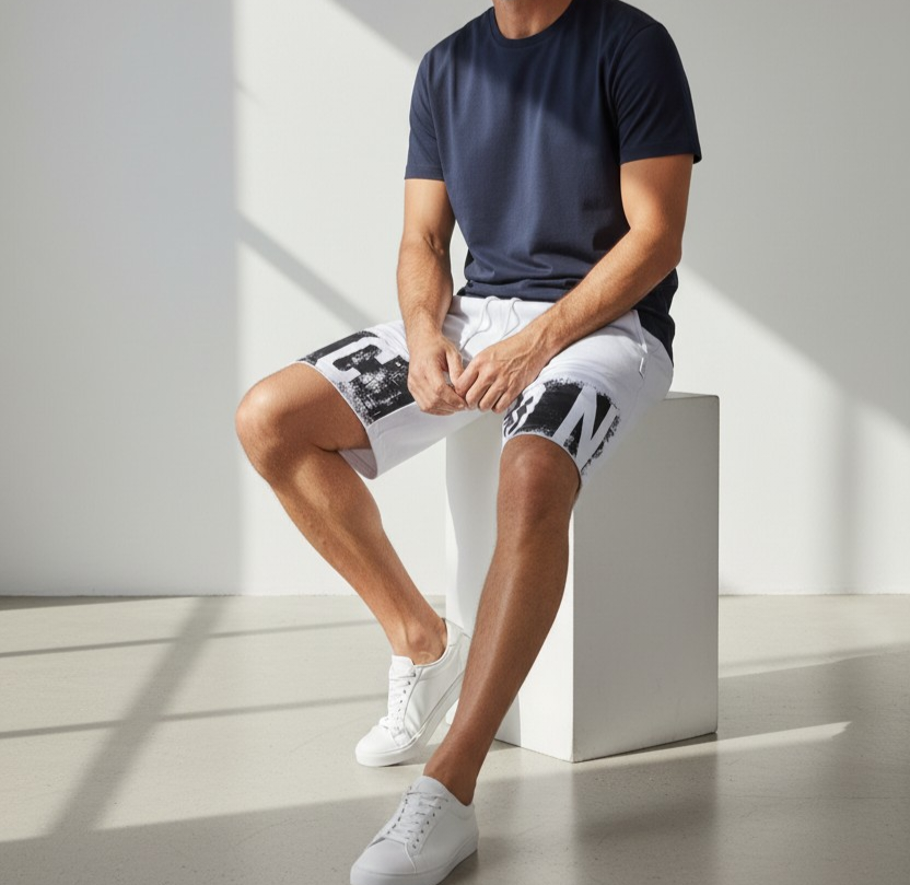 IUB023 BIANCO - Pantaloni - ICON