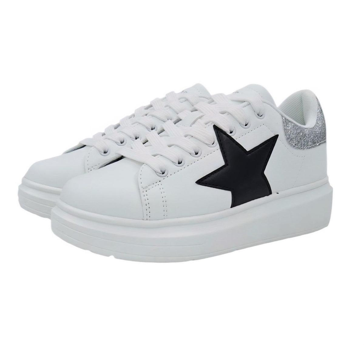 SNEAKERS DONNA SHOPART SASF262004 SILVER MOD.KIM