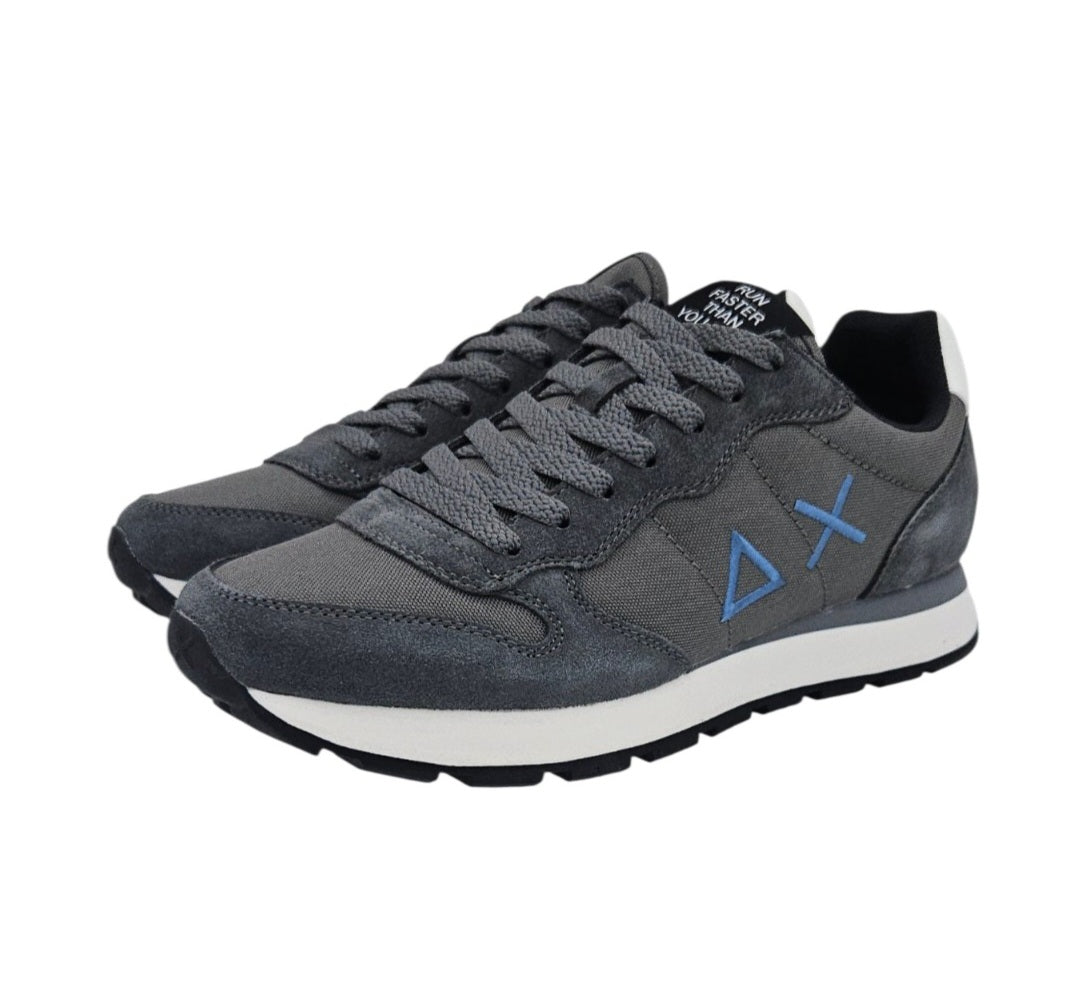 SNEAKERS UOMO SUN 68 TOM SOLID Z46101 GRIGIO.