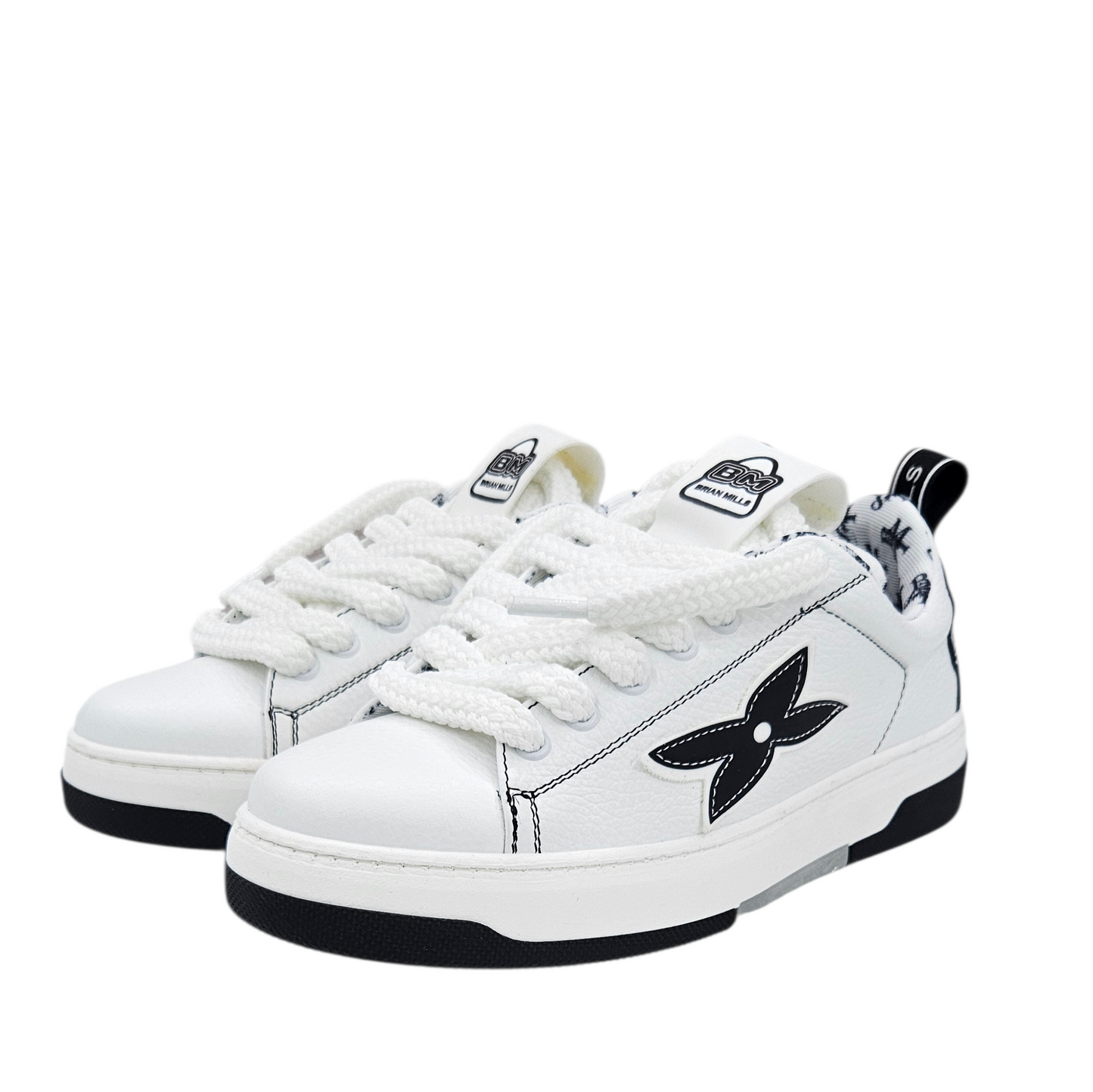 545 B ETRUSCO BIANCO TAX NERO TAX BIANCO - Scarpe - Brian Mills