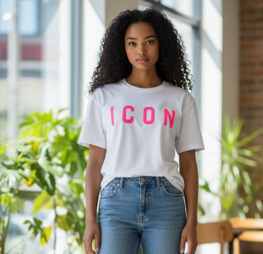 IDT001 BIANCO FUXIA - SHIRT - ICON