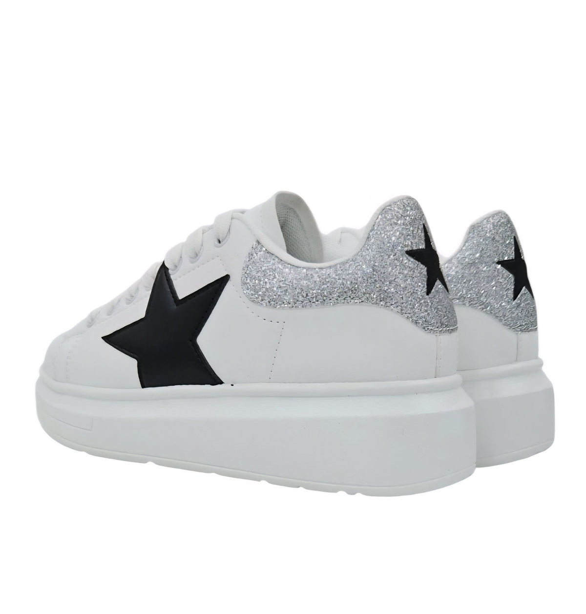 SNEAKERS DONNA SHOPART SASF262004 SILVER MOD.KIM