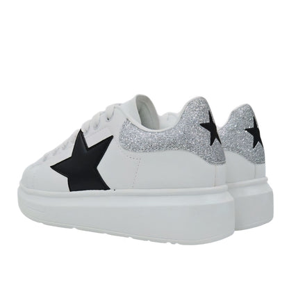 SNEAKERS DONNA SHOPART SASF262004 SILVER MOD.KIM