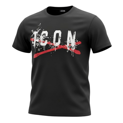 IUT015  NERO - T-Shirt e Polo - ICON