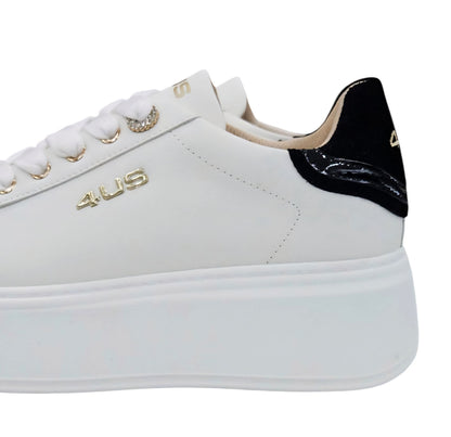 sneakers donna 4us paciotti 4BX256 WHITE
