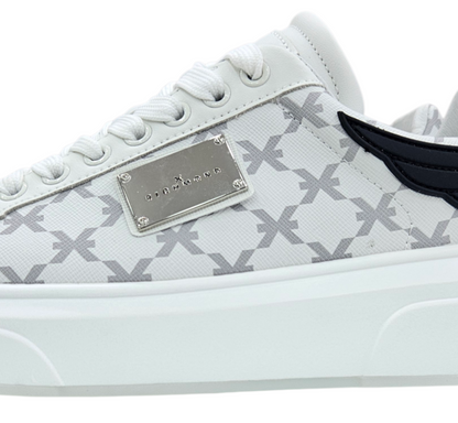 31019 A ACTION LEATHER WHITE - Scarpe - John Richmond