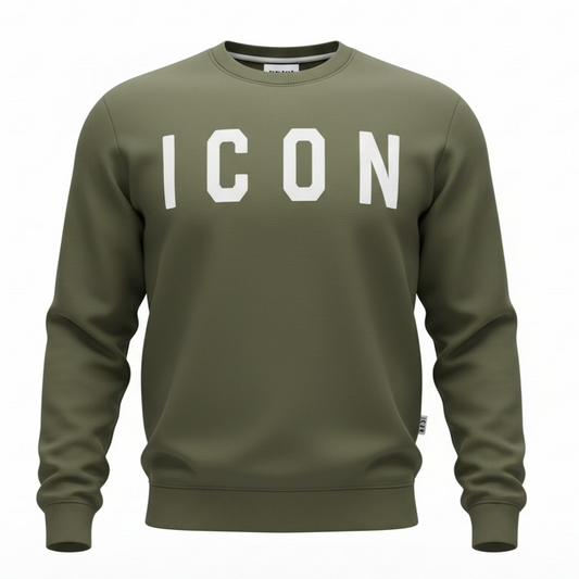 IUF008 GIROCOLLO VERDE - Felpe - ICON