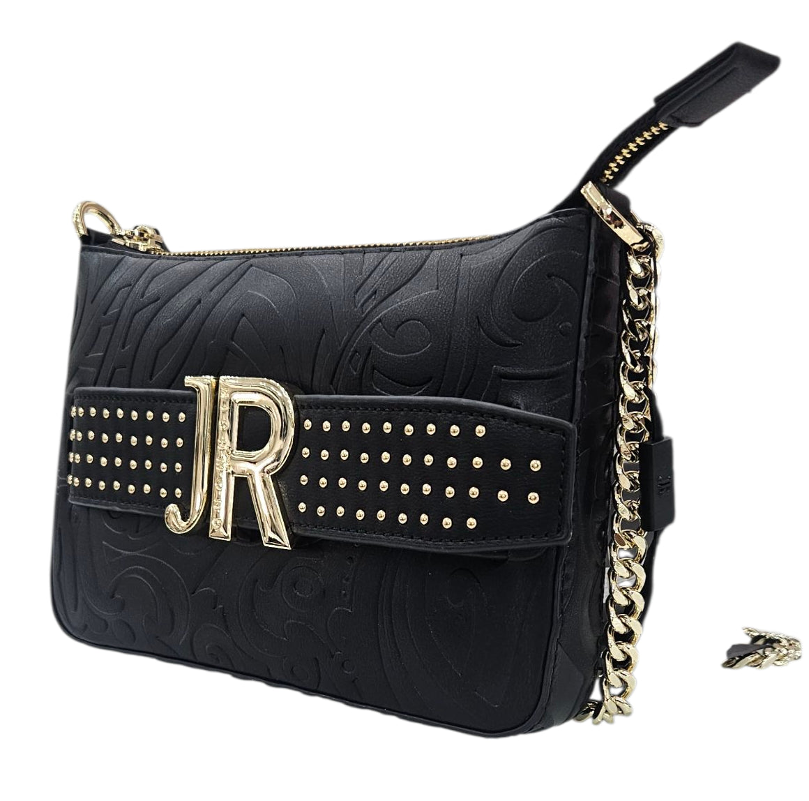 SHOULDER BAG RWA25190BO 9L BLACK GOLD - Borse - John Richmond